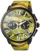 Tendence Gulliver Round CAMO Watch, 51mm, Men's, Camouflage Dial, Stainless SteelNylon, Mineral Glass, Quartz Movement, Limited Edition, Khaki,