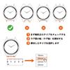 ANNEFIT 17mm Silicone Watch Rubber Replacement Strap with Quick Release Buckle Band, Black/Silver