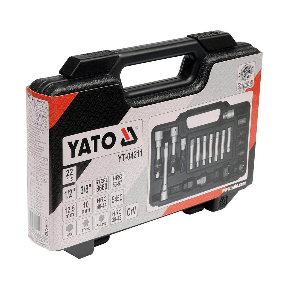 Yato Socket Adaptor Set (Pack of 13)