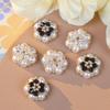 Niche Pearl Seed Bead Flower Ear Stud and Hair Clip Accessories