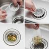 100Pcs/Bag Stretchable Disposable Filter Screen Disposable Sink Strainer Bag  Dishwashing Sink