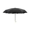 Francfranc Compact Frill Folding Black and Rain Umbrella, 50cm, (Sun Umbrella)