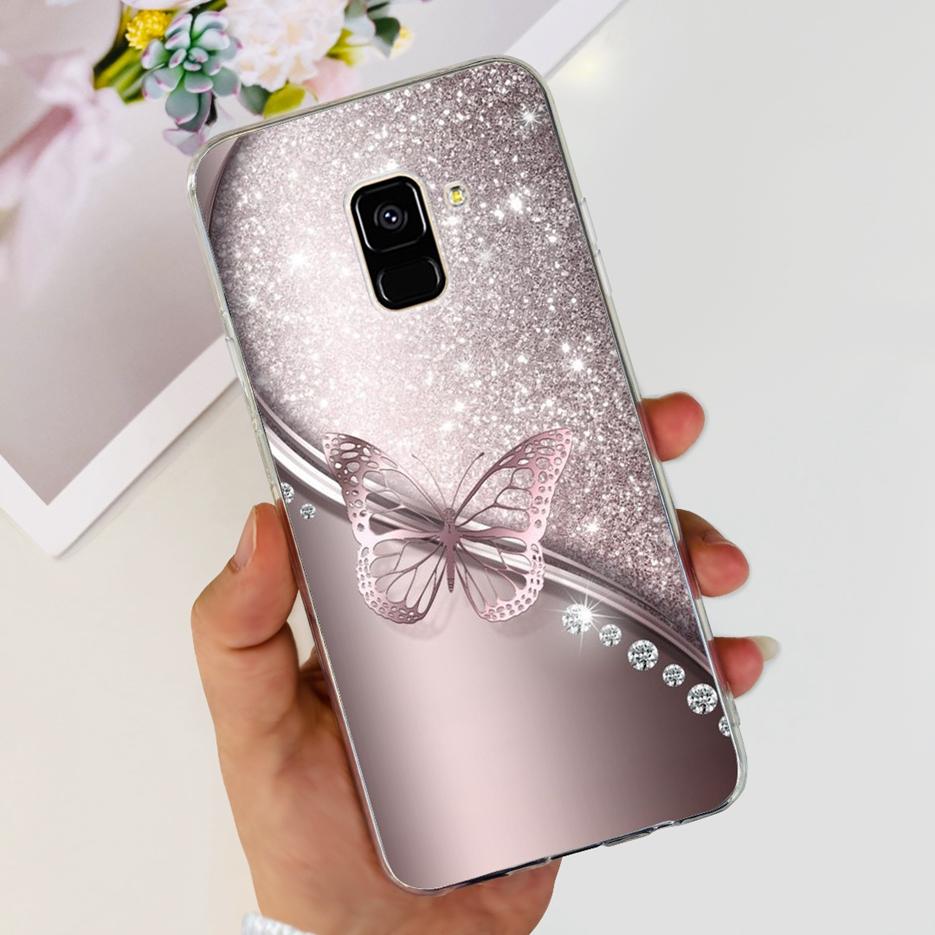 For Samsung Galaxy A8 Plus 2018 Case SM-A730F Luxury Painted Cover Soft Silicone Phone Case For Samsung A8 2018 A530F A8+ Fundas
