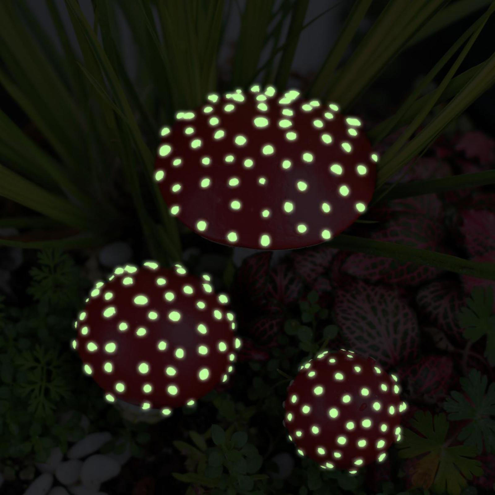 

3 шт. Мини-фигурки Садовые колышки Декор для цветочного горшка Двор Маленькая кашпо Светящиеся миниатюрные статуэтки Микро