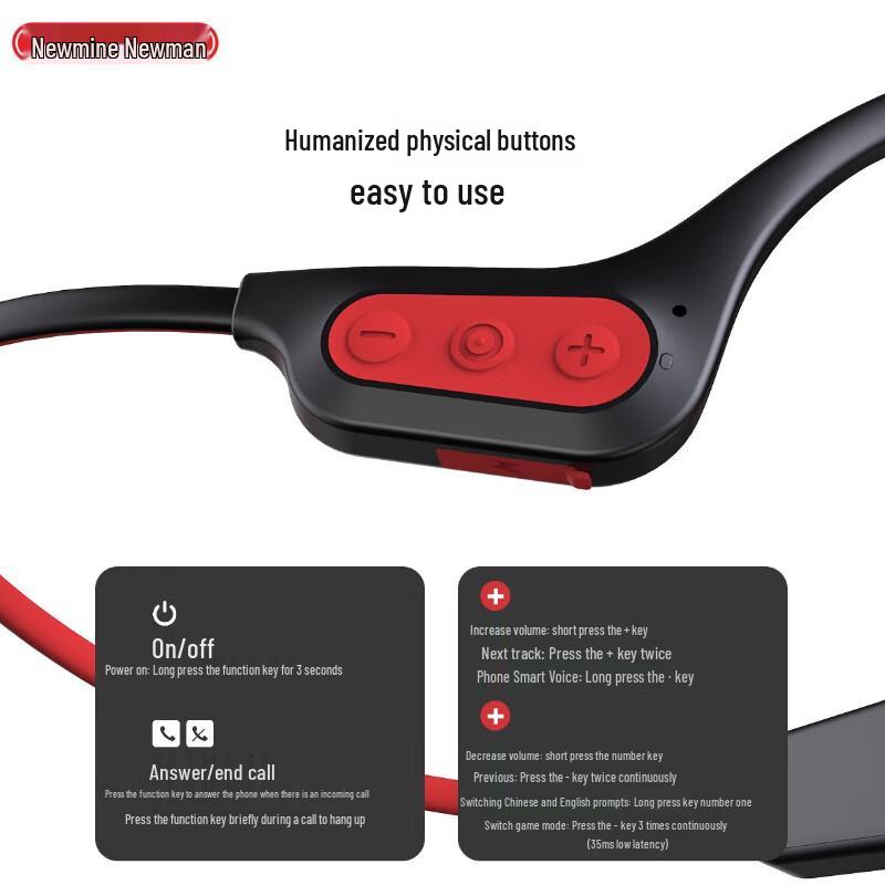 Newman H67 Bone Conduction Wireless Earphones