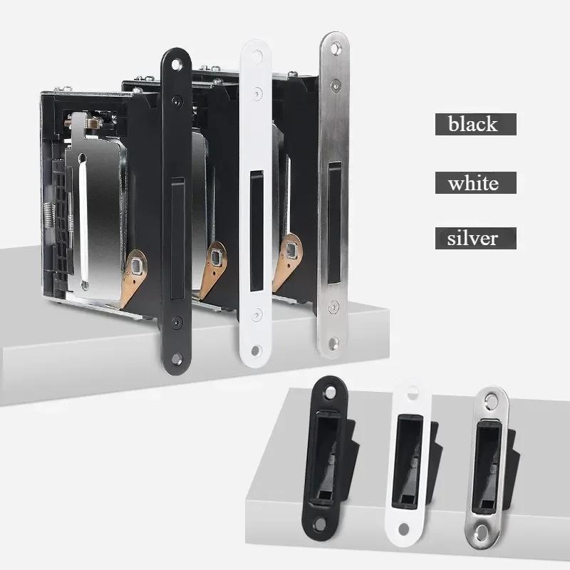 Invisible Room Door Lock Hidden Outward-opening Wooden Door Handle Magnetic  Handle Indoor Silent Secret Door Lock