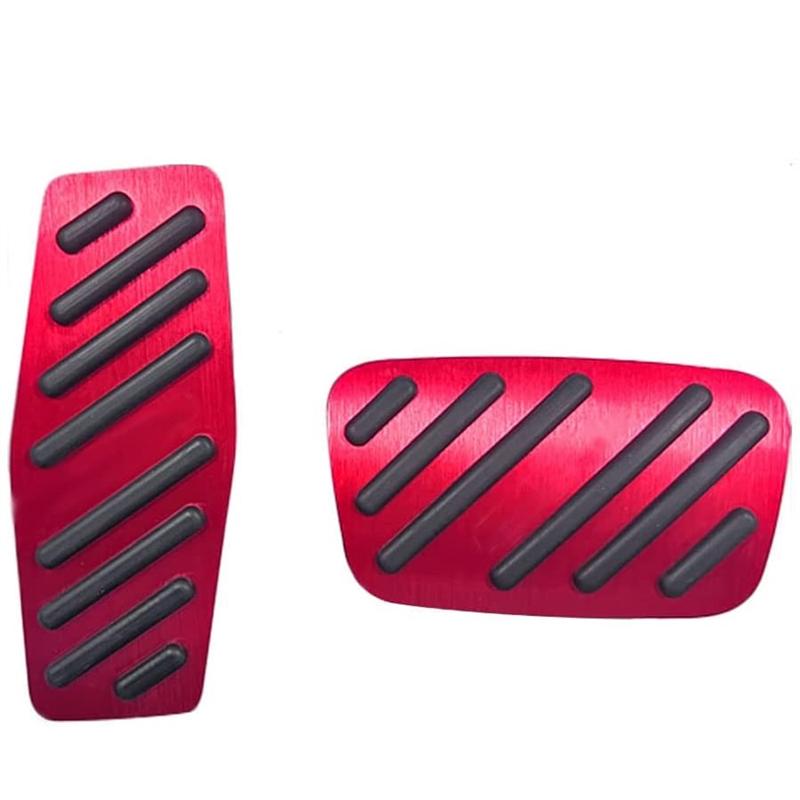 2Pcs Aluminum Alloy Foot Pedal Gas Fuel Brake Pedal Rest Pedal Pads Mat Cover for Chevrolet Blazer 2019 2020 2025 Car Styling