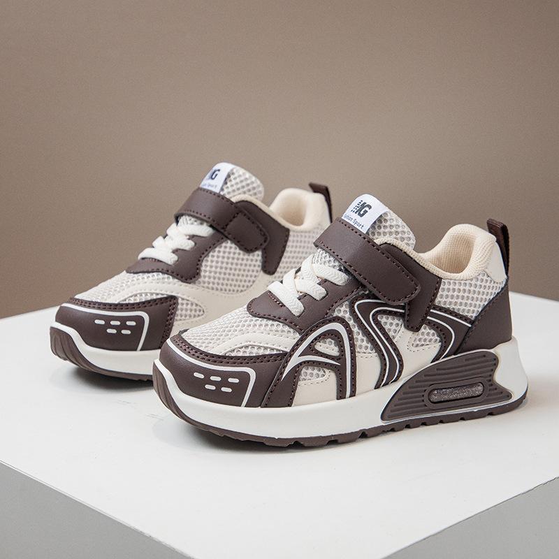 Boys Spring Autumn Mesh Breathable Running Shoes Casual Sneakers For Middle Big Kids Trendy Lightweight Athletic Footwear