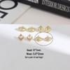 Copper-Plated Gold & Silver Demon Eye Earrings with Zircon for Women - Niche Luxury Design