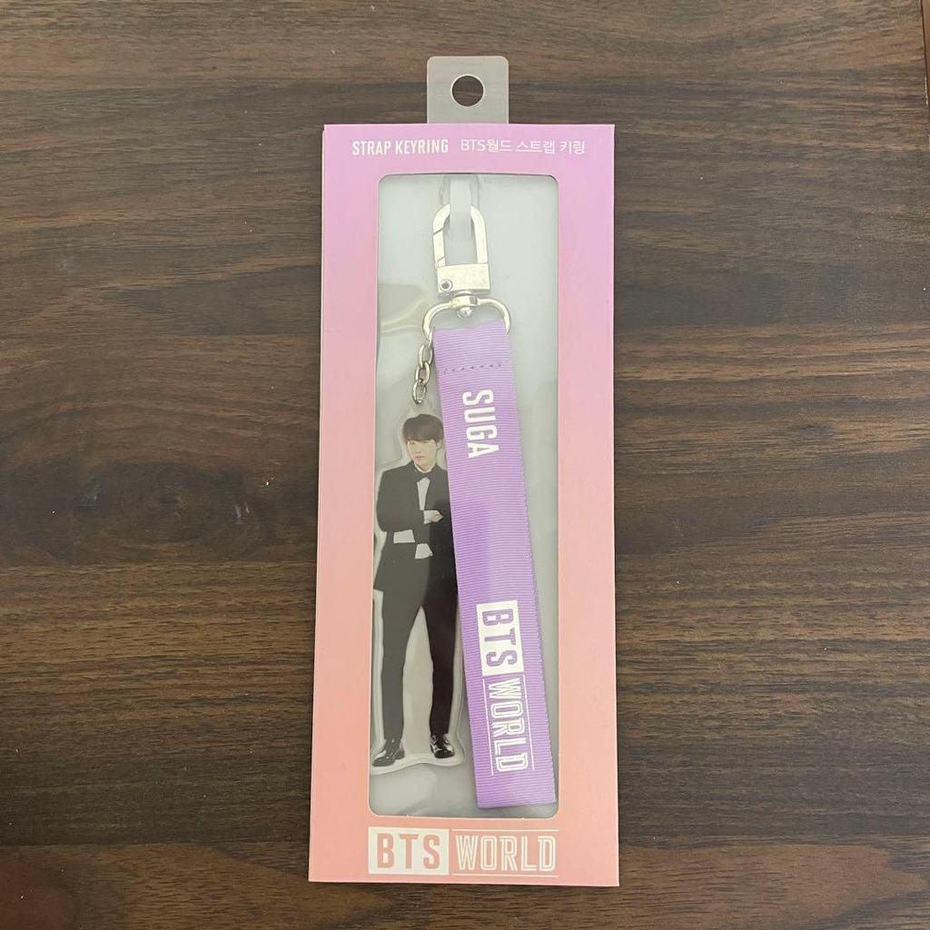 Used BTS Yoongi Acrylic Keychain BTS WORLD