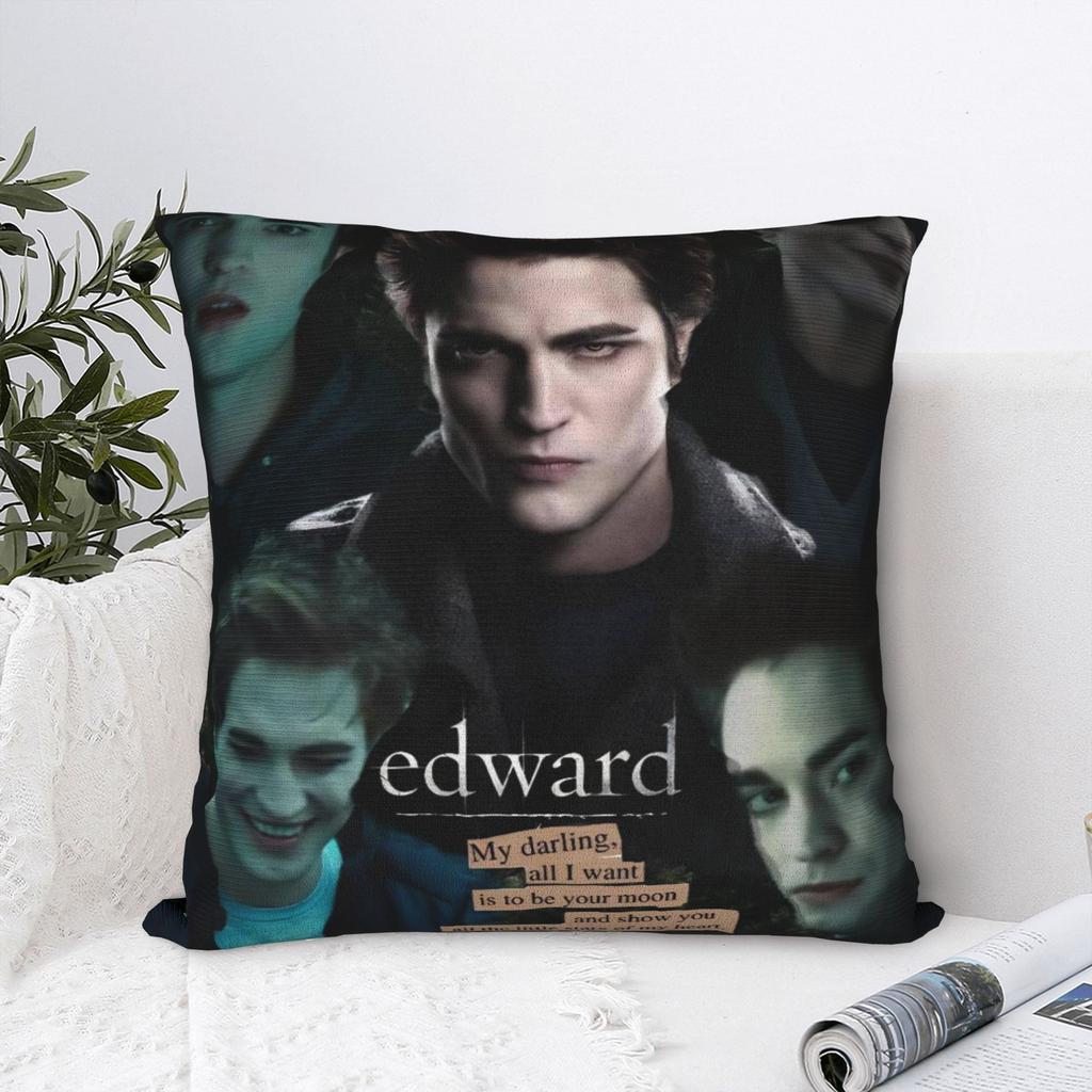 Edwards Cullen Pillowcase Merchandise Printing Cushion Cover Gift Throw Pillow Case Cover Home Multi Size