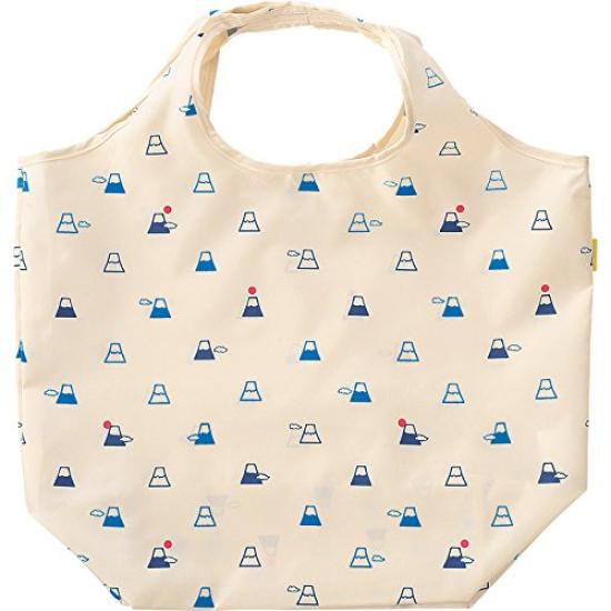 Eco Tote Fuji and [Hamamonyo] Large, Mt. Clouds, Off-White