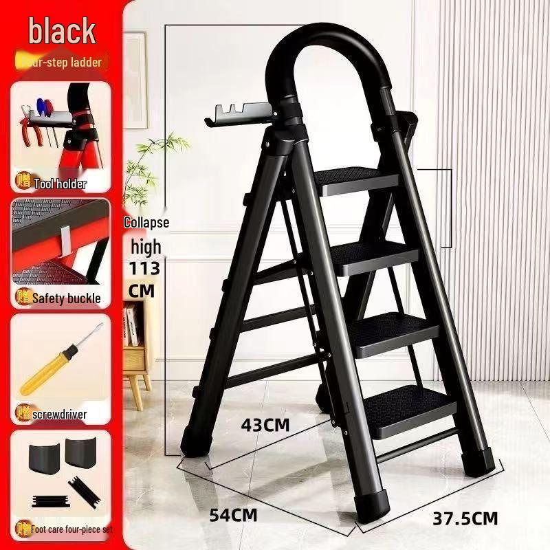 Deutscher Importierte Hochleistungs-Faltbare Kohlenstoffstahl Multifunktionale Teleskop-Stufenleiter