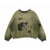 Unisex Oversized Cotton Graphic Print Hoodie Streetwear Loose Fit Casual Sweatshirt