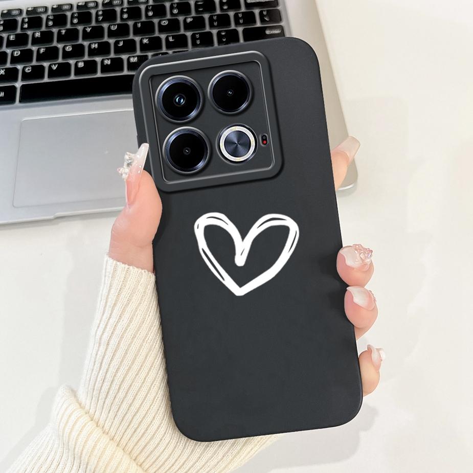 For Infinix Note 40 Case X6853 Pretty Girls Sunflowers Cover Soft Silicone Phone Case For Infinix Note 40 Pro Plus Note40 Fundas