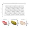 Portable 3D Mousse Cake Mold Pistachio-shaped Non-Stick French Dessert Mold Non-toxic Flexible Jelly Pudding Mold Cake Making