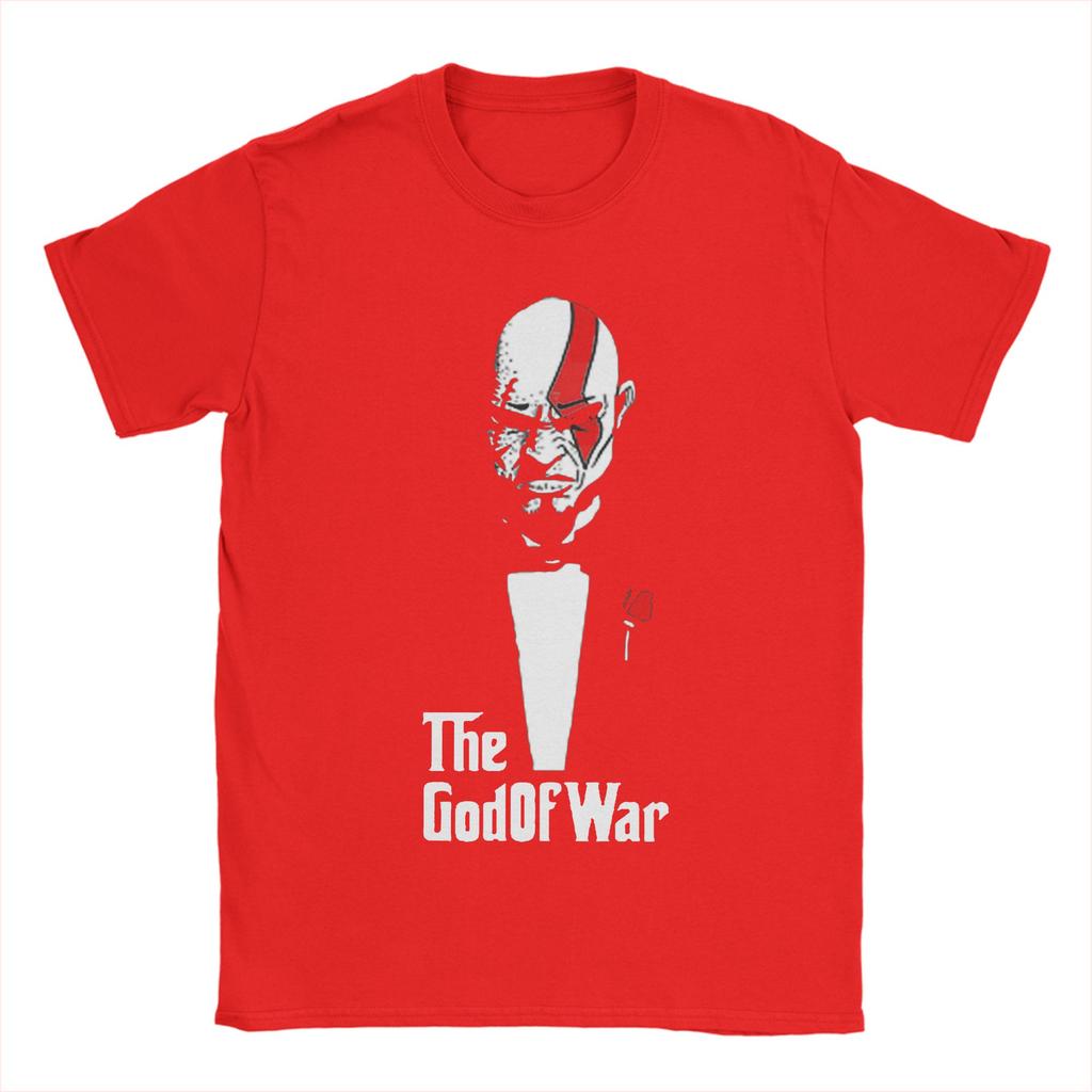 The God Of War Kratos TShirts Unisex Crazy Cotton Tee Shirt O Neck Short Sleeve T Shirt Summer Tops