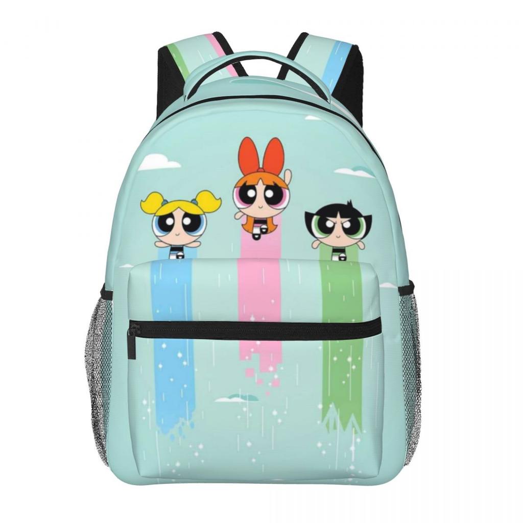 The-Powerpuff-Girls Printed Lightweight Casual Schoolbag For School Outdoor Shopping Office 17inch
