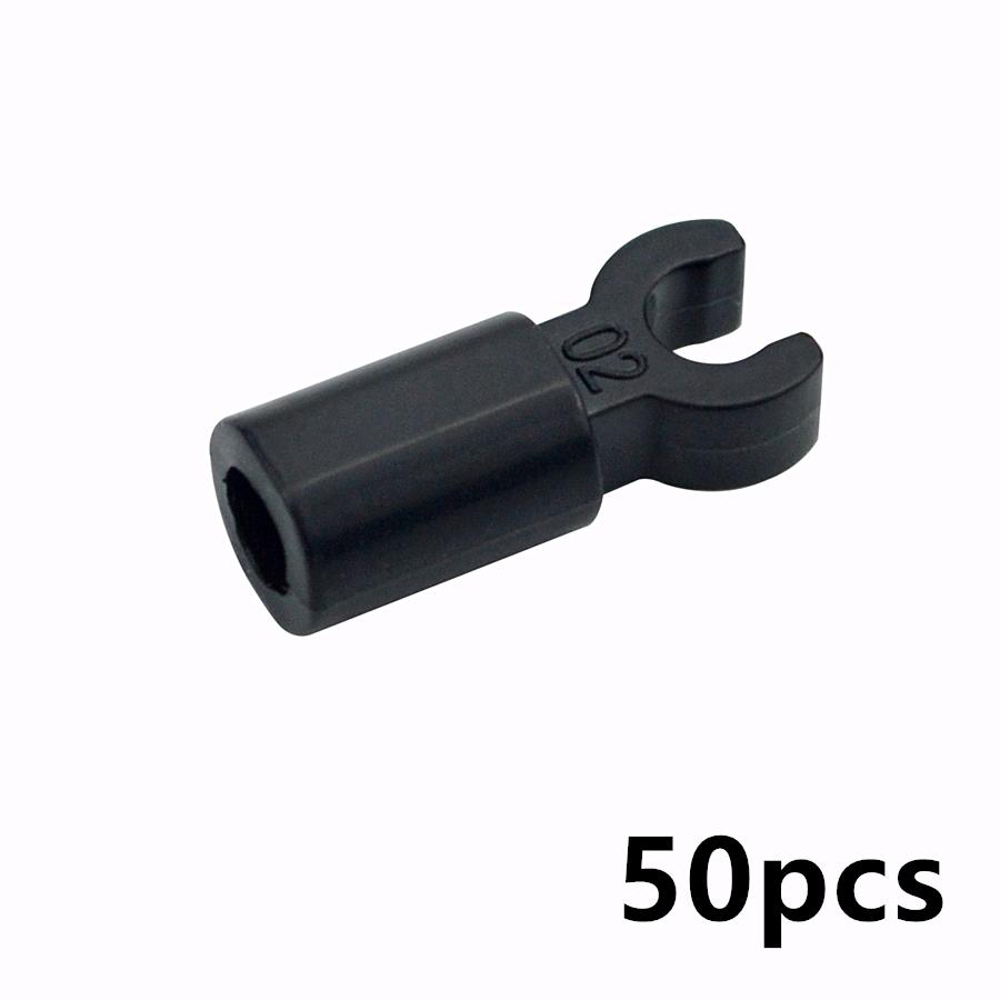 50Pcs Bricks Bar Holder with Clip 11090 Model Single Side Clamp Connector DIY City High-Tech Building Blocks Parts Toys