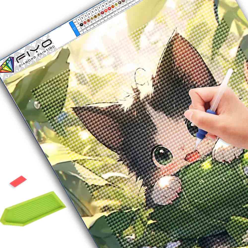 DIY Full Round Diamond Painting Cross Stitch 3D Cute Animal Flower Home Scene Decorative Art Diamond Painting 5d Diamond Art Painting