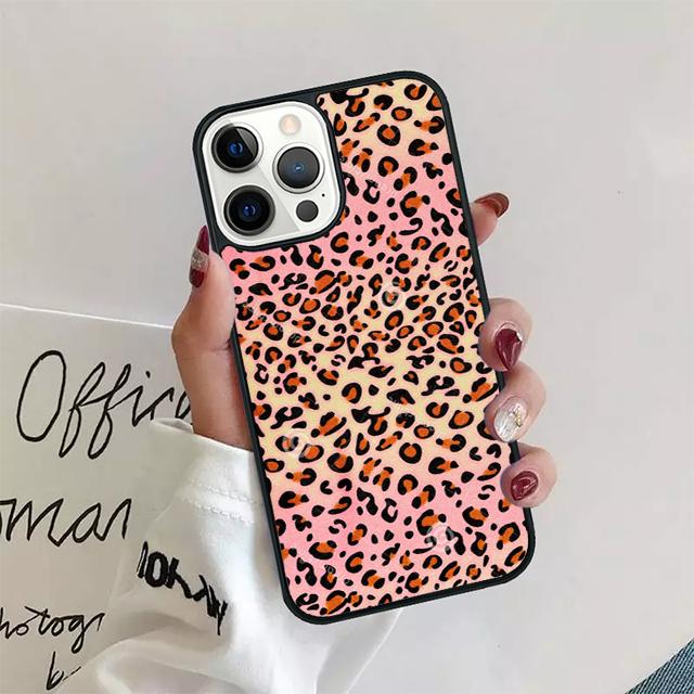 Fashion Sexy Leopard Print Phone Case Cover For iPhone 17 Air 15 16 14 13 12 Pro Max 11 Pro Max Plus Coque Shell