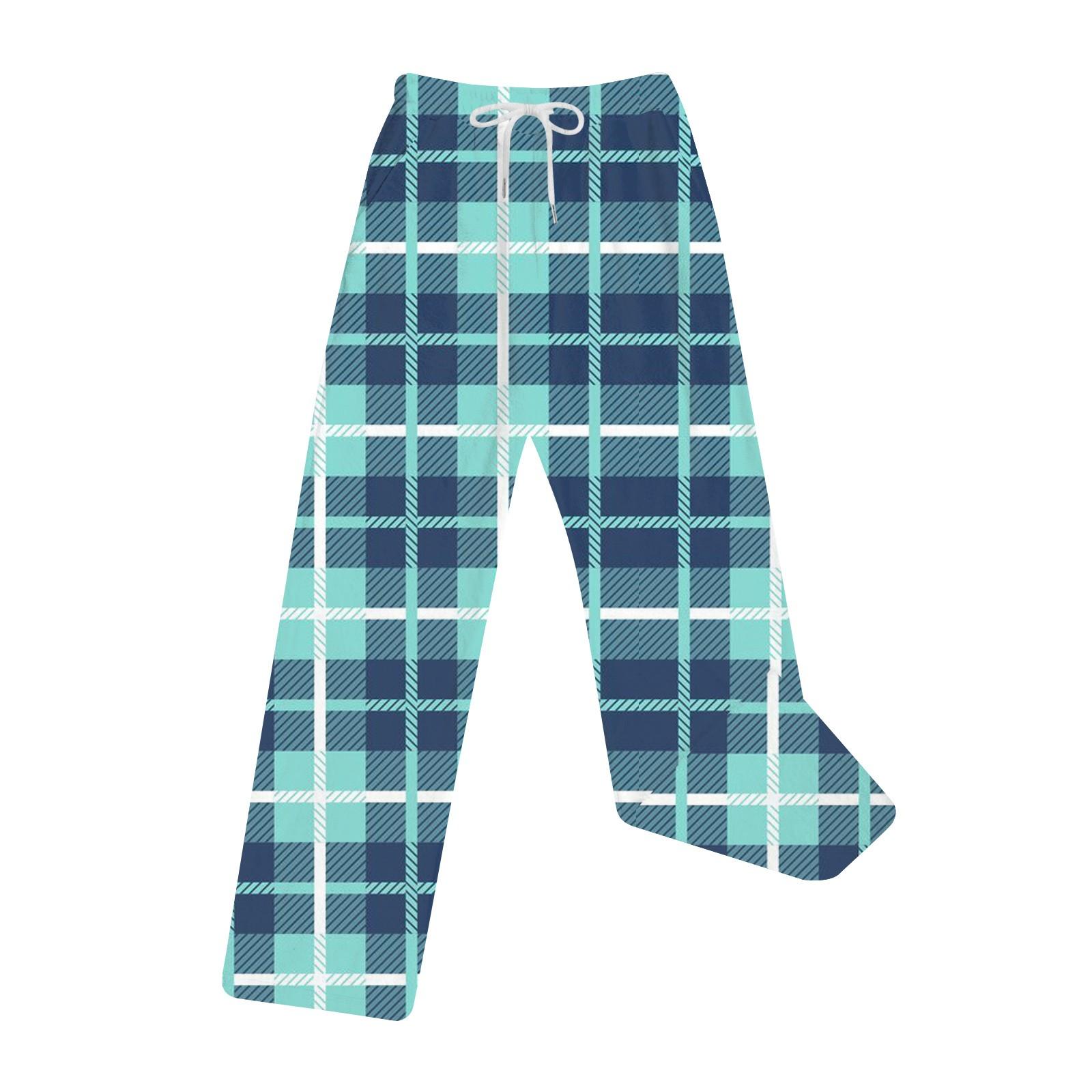 

Женские повседневные модные спортивные штаны с мелким принтом повседневные брюки XL небесно-голубой