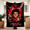 Michael Jackson Druckdecke - Weich & Bequem, für Schlafzimmer, Reisen, Sofa, Heimdekoration - Geburtstags-Weihnachtsgeschenk für Freund