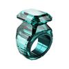 Swarovski Lucent Octagonal Cut Design Crystal Ring Women rings Green 5607345