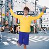 Cosplay Outfit Yellow Stylish Yellow Outfit Blue Tights Man Crybaby Boy Anime Costume Yellow Gift Uniform Style Costume Unisex Adult Long Sleeve Navy
