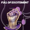 Alien Oversized Vibrating Anal Plug - Fist Shape Remote Control Silicone Toy, Large Butt Plug for Men, BDSM AV Adult Sex Toy