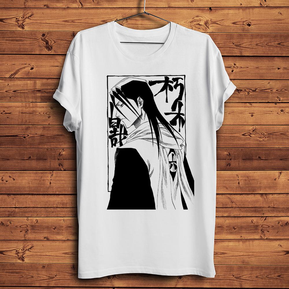 BLEACH Kyoraku Shunsui T-Shirt Vintage Anime Manga Print Oversized Cotton Short Sleeve High Quality Unisex Otaku Casual Loose Streetwear Tee