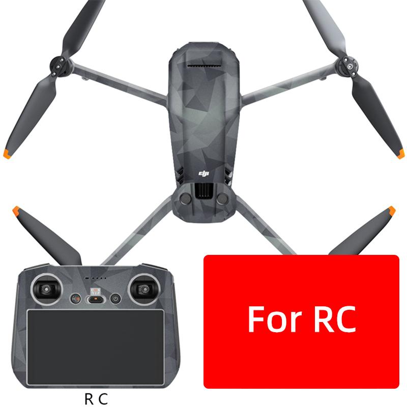 For DJI Mavic 3 Pro Body RC/RC Pro Remote Controller Stickers Anti Scratch Protective Film Waterproof Skin Decal Accessory