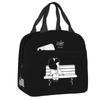 Maßgeschneiderte Mafalda Manga Thermoisolierte Lunchtaschen Damen Argentinien Cartoon Tragbarer Lunchbehälter für Reiseaufbewahrung Lebensmittelbox