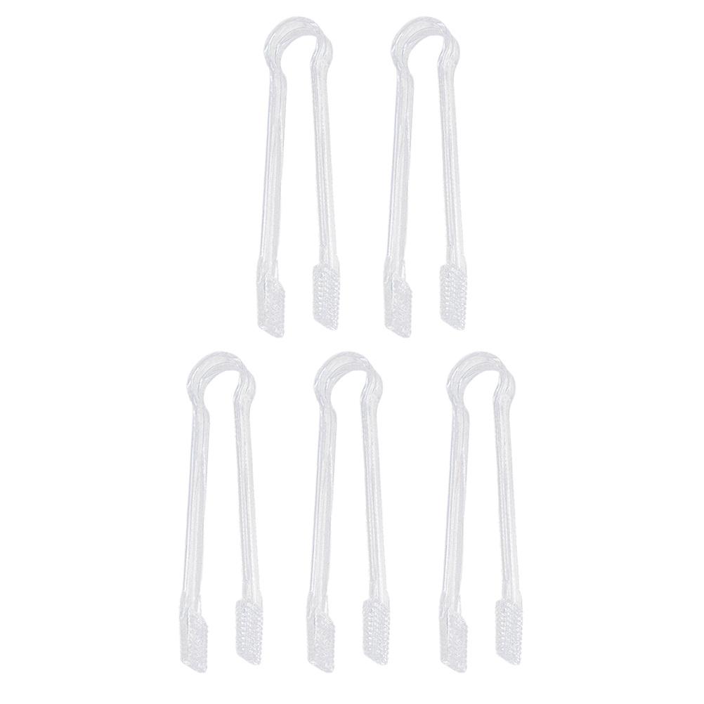 5pcs Multifunctional Food Serving Transparent Acrylic Ice For Cake Bread Salad Bar Party Buffet Wedding Picnic Kitchen Use Food