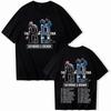 Summer Fashion Trendy Tee Usher Chris Brown R&B Tour 2026 T-shirt Man Woman Harajuku Short Sleeve O-neck Casual Shirt