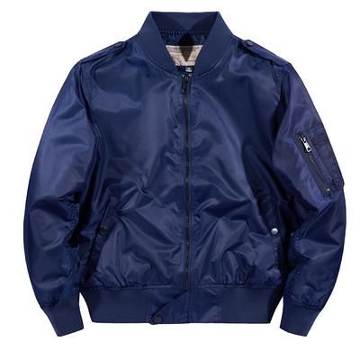 Spring and Autumn Pilot Jacket Men's Baseball Jersey Large Size Loose Tooling Jacket Men's Air Force Flight Suit Men