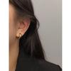 Minimalist Metal Ear Cuff Hoop Earrings - Retro Design, No Piercing Needed