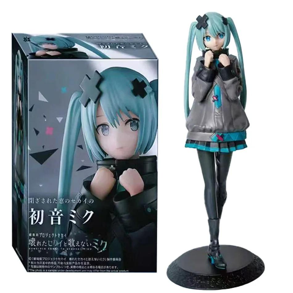 Anime Hatsune Miku Figure Model Cartoon Cute Tabletop Decoration Suitable For Car Dashboard Decoration Cute Holiday Gift