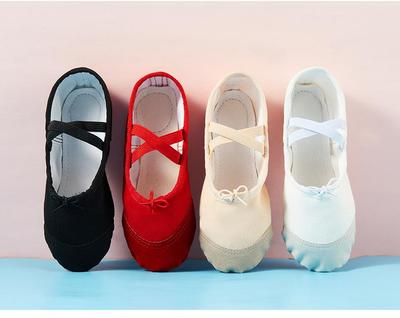 Größe 30–45, für Kinder, Mädchen, Damen, Segeltuch, Ballettschuhe, flach, für Yoga-Übungen, Tanzschuhe für den Innenbereich