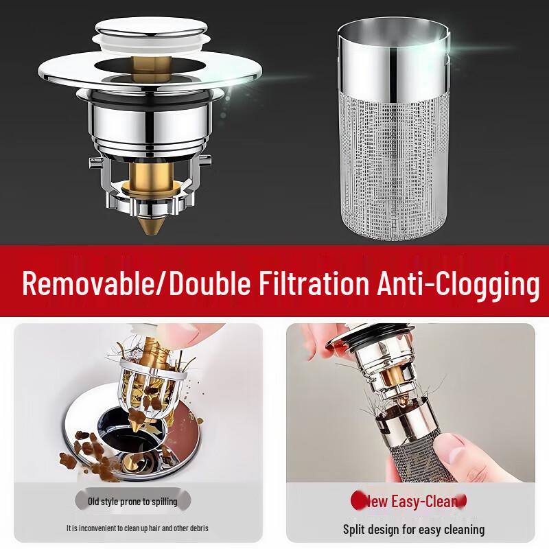 Jialifang Pop-Up Basin Drain Stopper