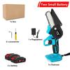 4 Inch/6 Inch Mini Electric Saw Chainsaw Fruit Tree Woodworking Garden Tools Hand Held Wood Cutters  For Makiita 18V Battery
