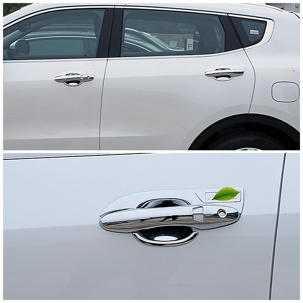 Dla Haval H6 2018-2024 Samochód Zewnętrzny Modyfikuj Chromowany Nakładka na Klamkę Boczną Ozdobna Listwa Ochronna Naklejka