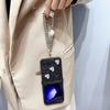 Ins for Japan and South Korea Samsung Zflip7 Mobile Phone Case Folding Luxury Glitter Zflip6 Love Pearl Portable Case