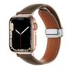 Crazy Horse Magnetic Buckle Women's Genuine Leather Watch Strap,For Apple Watch 42mm 44mm 45mm 49mm iWatch S10 46mm