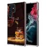 Strong Whiskey With Cigarettes Capa Phone Case For Samsung S26 Ultra S25 Edge Galaxy S23 S21 S20 S24 FE S22 S10 Plus Cover Clear