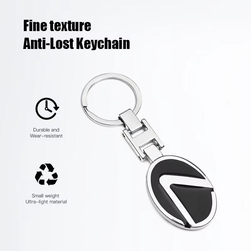 fxcr3 Car Emblem Keychain Styling Key Ring Accessories For Lexus RX300 IS200 IS250 ES350 Ct200h UX250h NX300h RX350 ES300h RX400h LS