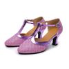 Women Girls Indoor Ballroom Tango Salsa Latin Dance Shoes Party Heels 5.5cm Heels