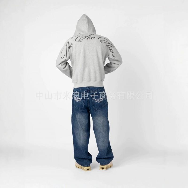 Unisex Oversized Hoodie With 3D Print Streetwear Style Casual Long Sleeve Zipper Sweatshirt Teens Adults