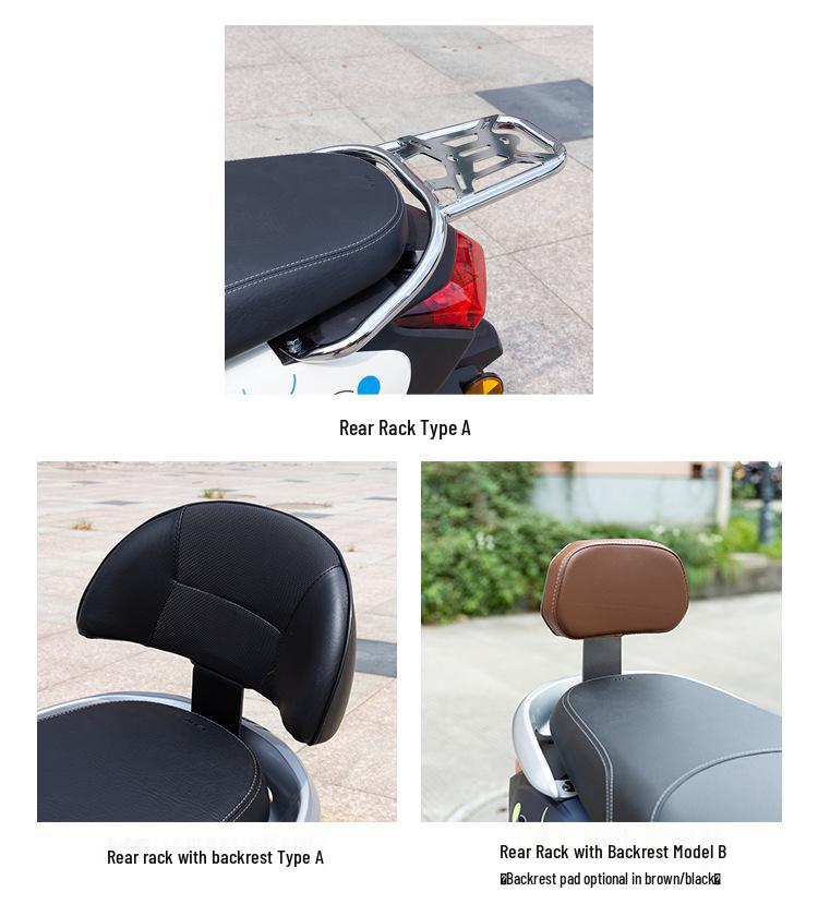 Suzuki Little Dolphin QS110T-3 Rear Luggage Rack Upgrade for Scooter Motorcycle