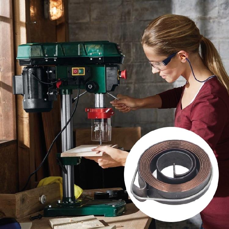 2 Pezzi Molla per Trapano a Colonna Molla di Ritorno per Canotto Trapano a Colonna 1540x10mm/60.63"x0.39" Acciaio per Molle